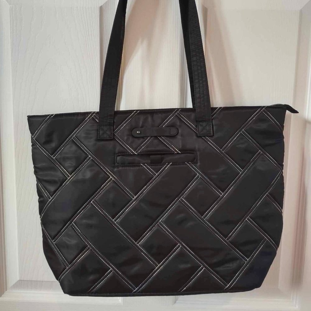 Lug Skyliner Tote Bag in Rainbow Stitch